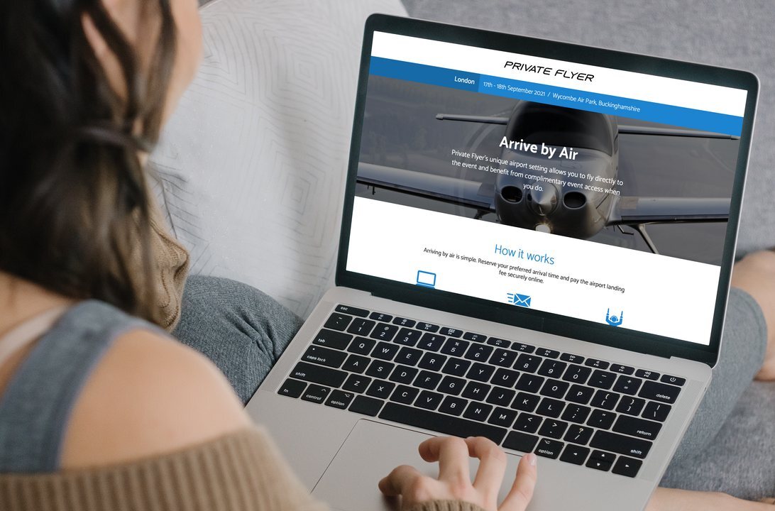Arrive by air booking system