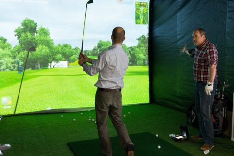 Golf course simulator