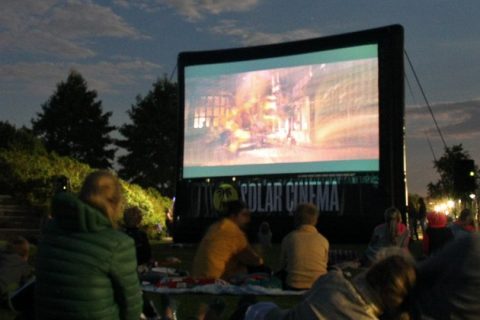 Outdoor cinema experience
