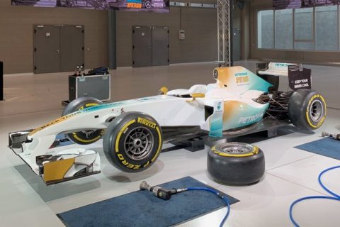 Formula One pit stop challenge experience